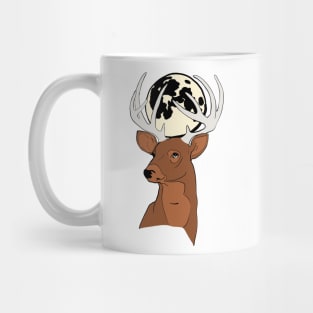 Full moon deer Mug